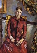 Paul Cezanne Mrs Cezanne oil on canvas